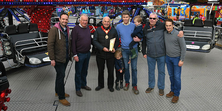 Custom made trophy created for FAGB and presented at Hull fair 2019 Custom engraved trophy presented at Hull Fair
